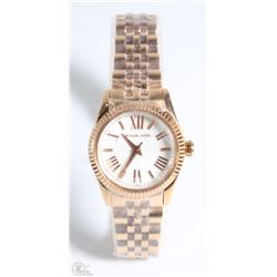 NEW AUTHENTIC MICHAEL KORS WOMENS WATCH ROSE-GOLD