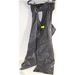 MEN'S LARGE MOB HAND TOOLED GENUINE LEATHER