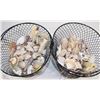 Image 1 : TWO BASKETS OF SEA SHELLS