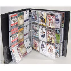 BINDER OF NFL COLLECTOR CARDS