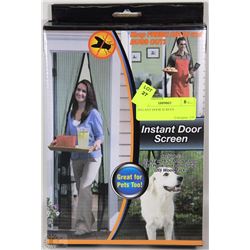 INSTANT DOOR SCREEN INCLUDES (2) 83"X19.5" MESH
