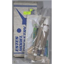 LOT OF 2  ADVANCED MODEL ROCKET SET & ACCESSORIES