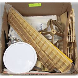LOT OF MODEL AIRPLANE PARTS & ACCESSORIES
