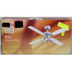 HOME COLLECTION MAISON RIO 4 BLADE CEILING FAN