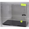 Image 1 : CLEAR ROTATING DISPLAY CASE WITH LOCK AND KEY