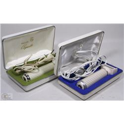 LOT OF 2 VINTAGE PHILIPS COQUETTE LADIES SHAVERS
