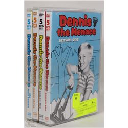 SET OF 4 DENNIS THE MENACE DVDS SEASON 1,2,3,4