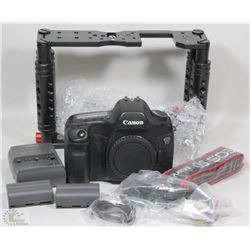 CANON EOS 5D CAMERA  WITH STAND HOLDER,BATTERY,