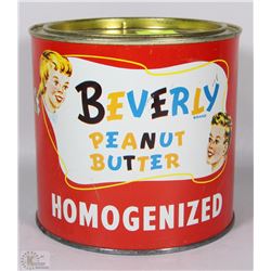 1950'S BEVERLY PEANUT BUTTER TIN