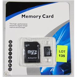 NEW 32GB MICRO SD CARD WITH ADAPTOR
