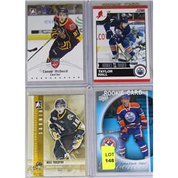 SET OF 4 OILERS ROOKIE CARDS