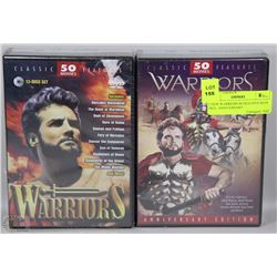 2 NEW WARRIORS BOXED DVD SETS INCL. ANNIVERSARY