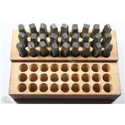 STEEL STAMPS 1/4" LETTERS SET