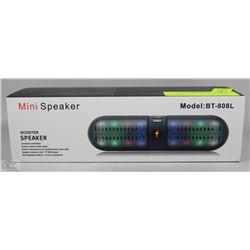 BLUETOOTH PILL SPEAKER WITH LED LIGHTS