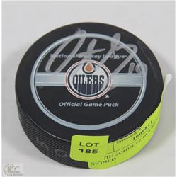 JUSTIN SCHULTZ HOCKEY PUCK SIGNED