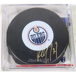 PAUL COFFEY  SIGNED HOCKEY PUCK WITH COA