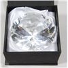 Image 1 : LARGE DIAMOND SHAPED CRYSTAL PAPERWIEGHT