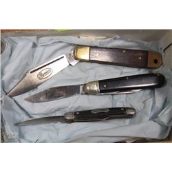 3 VINTAGE POCKET KNIVES