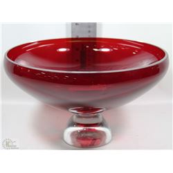 COPENHAGEN ART GLASS FRUIT BOWL