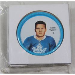 COLLECTION OF FOUR 1960'S SHIRRIFF HOCKEY COINS