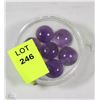 Image 1 : #19  NATURAL AMERTHYST 51.5CT 7 STONES