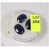 Image 1 : #11 NATURAL ENHANCED SAPPHIRE 30CT 3 STONES