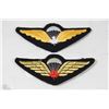 Image 1 : PAIR OF 2 CANADIAN PARATROOPER BADGES