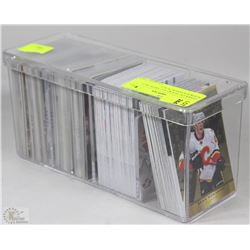 #4)BIN OF HOCKEY CARDS INCL ROOKIES,INSERTS ALL