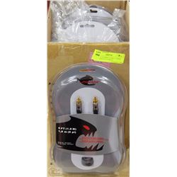 CASE OF 4 STEREO AUDIO  6' HIGH PERFORMANCE CABLES