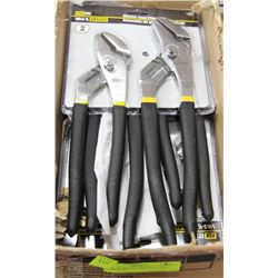 CASE OF SIX 2PC GROOVE JOINT PLIER SETS