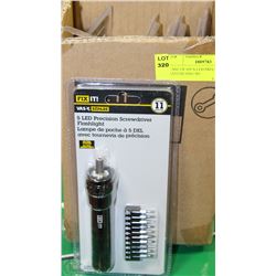 CASE OF 6PCS LED PRECISION RATCHETING SD