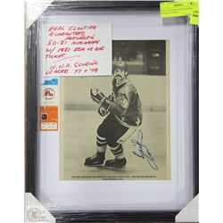 REAL CLOUTIER  GUARANTEED AUTHENTIC 80-81