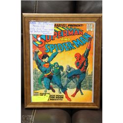LARGE RARE DC AND MARVEL TEAM-UP SPIDERMAN &
