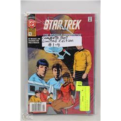 COMPLETE SET OF LIMITED EDITION  # 1-4 STAR TREK
