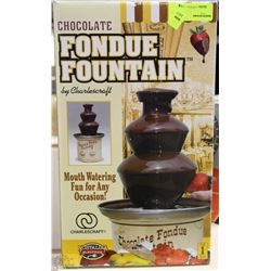 NOSTALGIA ELECTRICS CHOCOLATE FONDUE FOUNTAIN