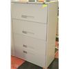 Image 1 : 4 DRAWER FILING CABINET 36"L X 18"D X 54"H