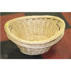 TWO WICKER BASKETS