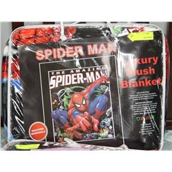 LUXARY PLUSH BLANKET - SPIDERMAN 63" X 87"