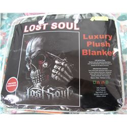 LUXARY PLUSH BLANKET - LOST SOUL 78"X94"