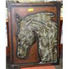 Image 1 : METAL HORSE WALL HANGING 29"W X 36"H