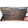 Image 1 : DARK PINE 8 DRAWER DRESSER