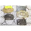 Image 1 : COLLECTION OF 5 ESTATE BELT BUCKLES; BLACK CAT,