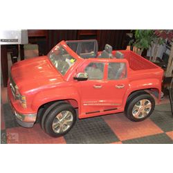KID'S RED SILVERADO BATTERY OPERATED