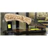 Image 1 : LARGE DECORATIVE WOLFKNIFE WITH STAND