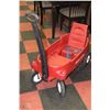 RADIO FLYER WAGON WITH FOLD DOWN SEATS