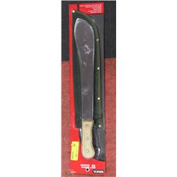 BRICO 15" WOOD HANDLE MACHETTE
