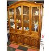 Image 1 : WOODEN CHINA CABINET & HUTCH