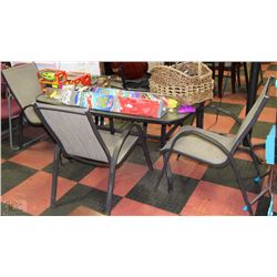 ESTATE PATIO SET W/4 CHAIRS