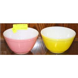 1950'S PYREX MIXING BOWL PAIR