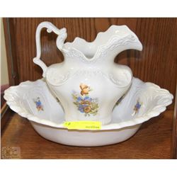 ESTATE FLORAL WASH BOWL SET